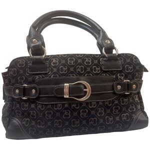 Carryland Monogram Top Handle Satchel | Y2K Aesthetic Shoulder Bag